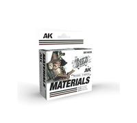 AK Interactive Miniature Painting Inks Set - Acrylic Artist Inks - Bottle - Orange, Purple, Green