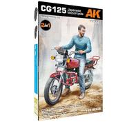 AK INTERACTIVE - Model Motorcycle Cg125 Japanese Motorcycle |ak Interactive|35027| 1:35 Model Char Promo