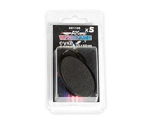 AK Interactive Oval Bases 35mm x 60mm - Qty 5 (AK1108)