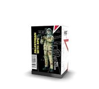 AK INTERACTIVE - Palestinian With Rpgmoquette Figurine Palestinian With Rpg Ak Interactive Mp35-316 1/35th Model Tank Promo Miniature Figure