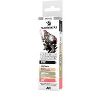 AK Interactive PLAYMARKERS Set AKM102 Skeletons & Zombies (6X)