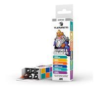 AK Interactive PLAYMARKERS Set AKM103 Clothes & Ornaments (6X)