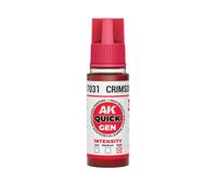 AK Interactive Quick Gen 17031 Crimson Red 18ml Acrylic Paint