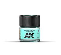 AK Interactive Real Color Russian Cockpit Torquise 10ML Acrylic Hobby Paint Bottle