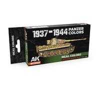 AK Real Colors Set RCS122 1937-1944 Panzer Colors (6x17ml)