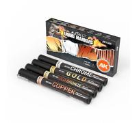 AK Interactive Real Colors Marker - Metallic Markers (AK1300)