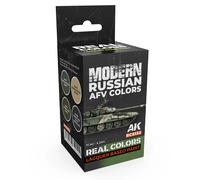 AK Real Colors Set RCS132 Modern Russian AFV Colors (4x17ml)