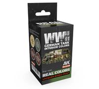 AK Real Colors Set RCS126 WWII German Tank Interior Colors (4x17ml)