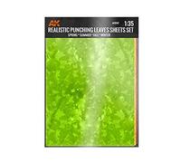 AK Interactive - Realistic Punching Leaves Sheets Set 1:35 - AK8147