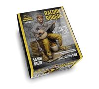 AK Interactive Resins Historica 1861 Racoon Roughs Miniatures Figure, 54 mm