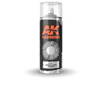 AK Interactive Semi-Gloss Varnish Spray (USA) 400ML - Plastic Model Building Paints and Accessories # 1046