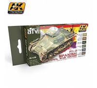 AK Interactive Spanish Civil War Colors Set # 4190