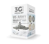 AK Interactive US Army Helicopter Colors 3Gen Paint Set, Green