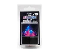 AK Interactive Wargame Series Square Bases 25mm x 25mm - Qty 10 (AK1107)