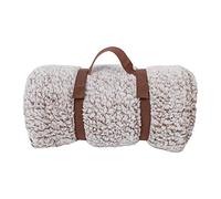 AK Lifestyle Cosy Super Soft Borg Sherpa Teddy Fleece Fur Lightweight Blanket Throw Sofa & Bed Décor 100 x 150 cm