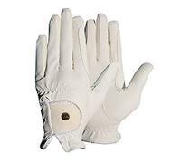 AK Light Grip Competition Riding Gloves and Dressage Horse Riding Gloves AKRS-6133 (White, 2XS)
