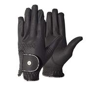 AK Light Grip Horse Riding Gloves For Competition & For Dressage (Black, M)