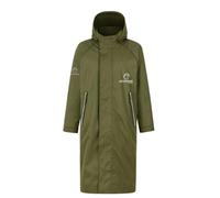 AK LiteRide Oversized Equestrian Waterproof Coat for Women & Men - Long Hooded Riding Rain Jacket, Lightweight Windproof Horse Riding Coat (UK, Alpha, M, Regular, Regular, Olive Green)
