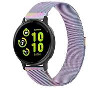 AK Metal Band Compatible with Garmin Vivoactive 5 / Vivoactive 3 / Venu 2 Plus / Venu Sq / Venu Watch Bands Women Men, Stainless Steel Mesh Loop Magnetic Replacement Bracelet Strap for Garmin
