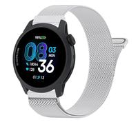 AK Metal Band for COROS PACE 4 / PACE 3 / Pro/APEX 2 Pro/APEX Pro/APEX 46mm, 22mm Stainless Steel Mesh Loop Magnetic Strap for Coros Pace 4/3 Watch Women Men (Silver)