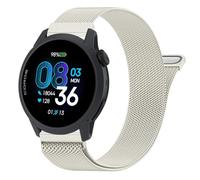 AK Metal Band for COROS PACE 4 / PACE 3 / Pro/APEX 2 Pro/APEX Pro/APEX 46mm, 22mm Stainless Steel Mesh Loop Magnetic Strap for Coros Pace 4/3 Watch Women Men (Starlight)