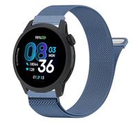 AK Metal Band for COROS PACE 4 / PACE 3 / Pro/APEX 2 Pro/APEX Pro/APEX 46mm, 22mm Stainless Steel Mesh Loop Magnetic Strap for Coros Pace 4/3 Watch Women Men (Navy Blue)