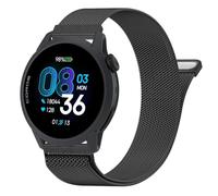 AK Metal Band for COROS PACE 4 / PACE 3 / Pro/APEX 2 Pro/APEX Pro/APEX 46mm, 22mm Stainless Steel Mesh Loop Magnetic Strap for Coros Pace 4/3 Watch Women Men (Black)