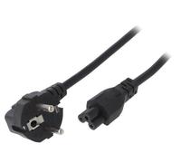 AK-NB-01A cable 3x0.5mm² PVC 1.5m black 2.5A 250V core: CCA AKYGA