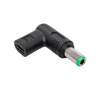AK-ND-C18 USB C Female, DC 6.3/3.0 Male Connector: Adapter Black AKYGA