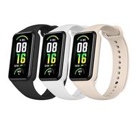 AK Pack 3 Straps Compatible for Amazfit Band 7 Band for Women Men, 3 Pack Soft Comfortable Adjustable Silicone Sport Replacement Wristband for Amazfit Band 7 (Black/Ivory White/White)