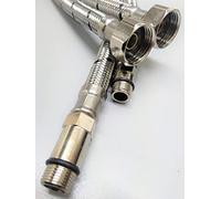 AK Pair of Flexible MONOBLOC TAP Tail Connector Female M12 x 1/2"BSP x 500MM