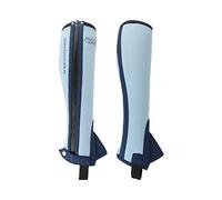 AK Passion Neoprene Children Horse Riding Half Chaps AKRS-1889 (Navy/Sky, XS)