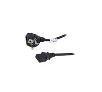 AK-PC-01C cable 3x0.75mm² PVC 1.5m black 10A 250V core: OFC AKYGA