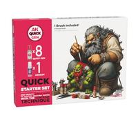 AK Quick GEN Set AK17525 Quick Starter Set (8x18ml + 1x Medium + 1x Brush)