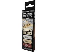 AK Interactive Marker Set Real Colors RCM104 – Ships & Decks – 3 pcs