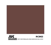 AK REAL COLORS RC862 Red (Reddish Brown) Red Brown RAL 8012 (17 ml) (Old RC067)