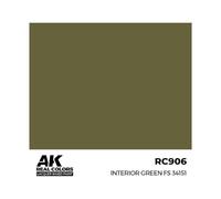 AK Real Colors RC906 Interior Green FS 34151 (17ml) (Old RC028)