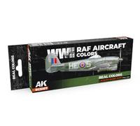 AK REAL COLORS SET RCS107 WWII RAF Aircraft Colours (8 x 17 ml)