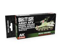 AK Real Colors Set RCS127 British Army AFV Desert Colors (6x17ml)