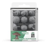 AK Resin AKBIT0022 GIGANT MUSROOMS - BASING BITS (12pcs)
