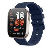 AK Silicone Band Compatible with Amazfit Bip 6 / Bip 5 Watch Band, Amazfit GTR 4 Bands, 22mm Soft Replacement Sport Strap for Amazfit Bip 6 / Bip 5 / GTR 4 Women Men (Abyss Blue)