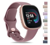 AK Sport Band Compatible with Fitbit Sense 2 / Sense Bands/ Fitbit Versa 4 / Versa 3 Bands Women Men, Classic Soft Silicone Straps for Fitbit Sense 2 / Sense / Versa 4 / Versa 3 Smart Watch