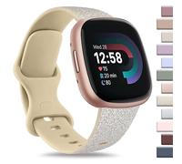 AK Sport Band Compatible with Fitbit Sense 2 / Sense Bands/ Fitbit Versa 4 / Versa 3 Bands Women Men, Classic Soft Silicone Straps for Fitbit Sense 2 / Sense / Versa 4 / Versa 3 Smart Watch