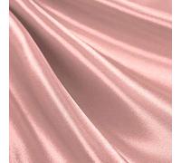 AK TRADING CO. Charmeuse Bridal Satin Fabric, Blush, 5 Yards