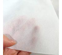 AK Trading CO. Nonwoven 100% Polypropylene Fabric | Non-Woven Spunbond Interfacing for Sewing and Filters, 42 GSM (Medium Weight) (60" Wide, White - 10 Yards)