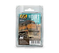 AK Trains Weathering Set AK7020 Basic Dirt Effects Weathering (3x35ml)