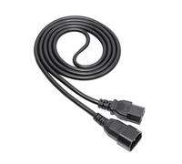 AK-UP-06 Cable IEC C14 MaleIEC C15 Female PVC 18m Black AKYGA