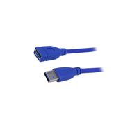AK-USB-10 cable USB 3.0 USB A female, USB A male nickel-plated 1.8m AKYGA