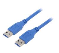 AK-USB-14 cable USB 3.0 USB A male, nickel-plated on both sides 1.8 m AKYGA