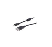 AK-USB-20 Cable USB 2.0 USB A-plug, UC-E6 nickel-plated 1.5m black AKYGA